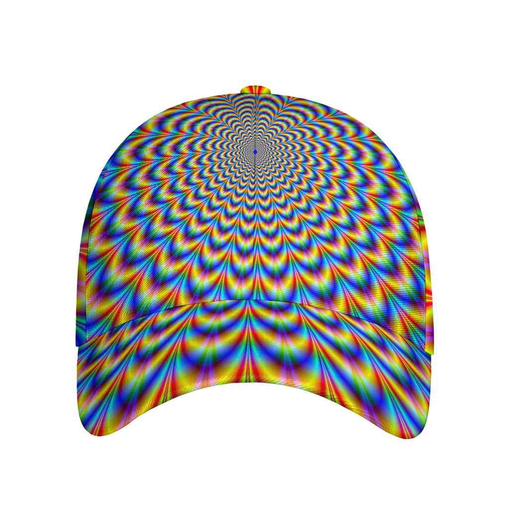 Psychedelic Wave Optical Illusion Baseball Cap