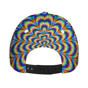 Psychedelic Wave Optical Illusion Baseball Cap