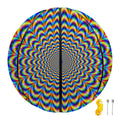 Psychedelic Wave Optical Illusion Basketball