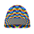 Psychedelic Wave Optical Illusion Beanie