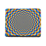 Psychedelic Wave Optical Illusion Bifold Wallet