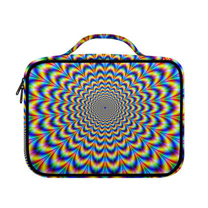 Psychedelic Wave Optical Illusion Briefcase Bible Bag