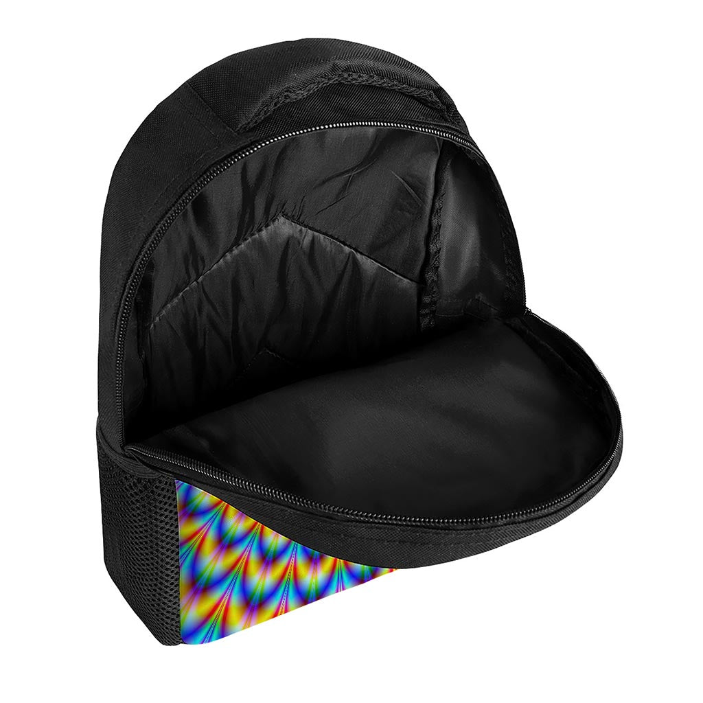 Psychedelic Wave Optical Illusion Casual Backpack