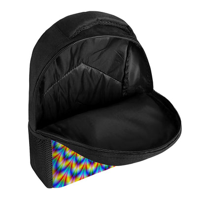 Psychedelic Wave Optical Illusion Casual Backpack