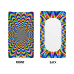 Psychedelic Wave Optical Illusion Changing Pad Cover