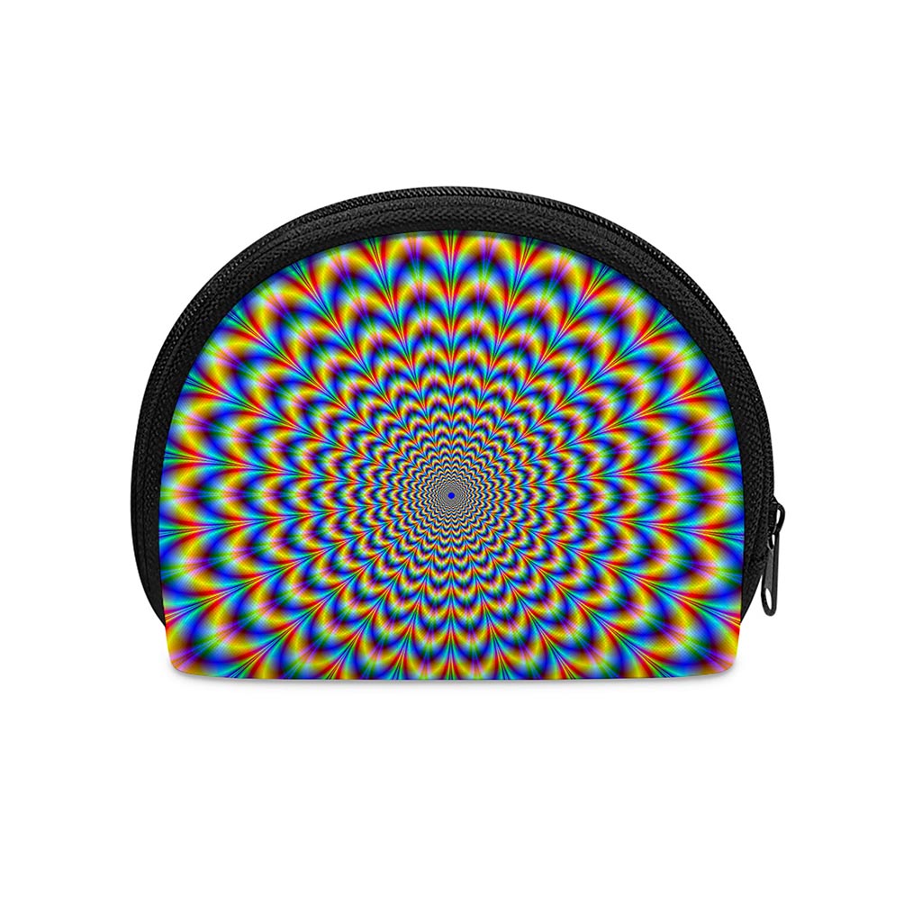 Psychedelic Wave Optical Illusion Coin Purse