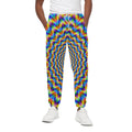 Psychedelic Wave Optical Illusion Cotton Sweatpants