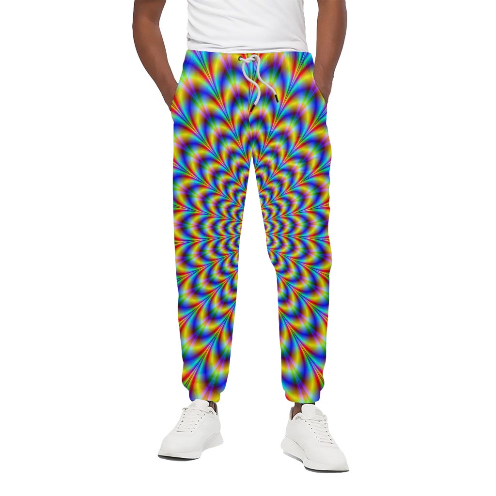 Psychedelic Wave Optical Illusion Cotton Pants
