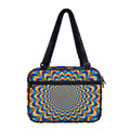 Psychedelic Wave Optical Illusion Double Strap Bible Bag