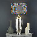 Psychedelic Wave Optical Illusion Drum Lamp Shade