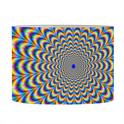 Psychedelic Wave Optical Illusion Drum Lamp Shade