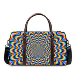 Psychedelic Wave Optical Illusion Duffle Bag