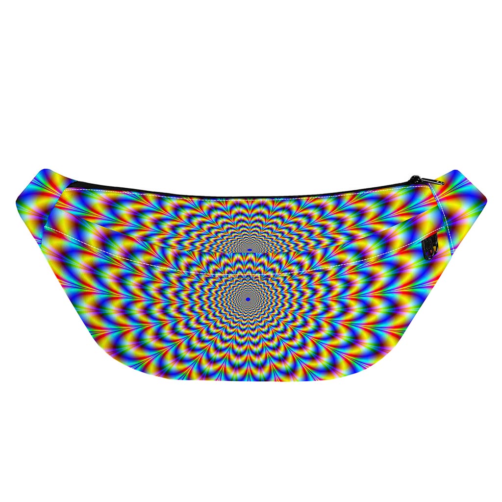 Psychedelic Wave Optical Illusion Fanny Pack
