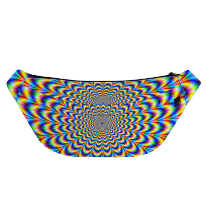 Psychedelic Wave Optical Illusion Fanny Pack