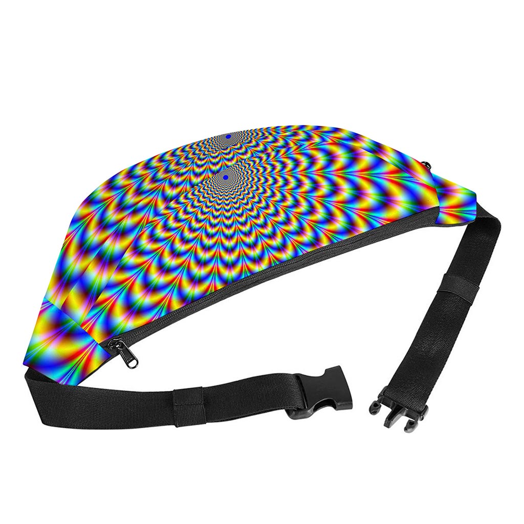 Psychedelic Wave Optical Illusion Fanny Pack