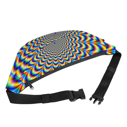 Psychedelic Wave Optical Illusion Fanny Pack