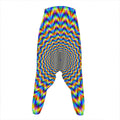 Psychedelic Wave Optical Illusion Hammer Pants