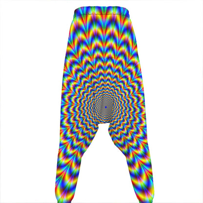 Psychedelic Wave Optical Illusion Hammer Pants