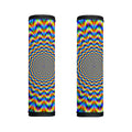 Psychedelic Wave Optical Illusion Handle Covers