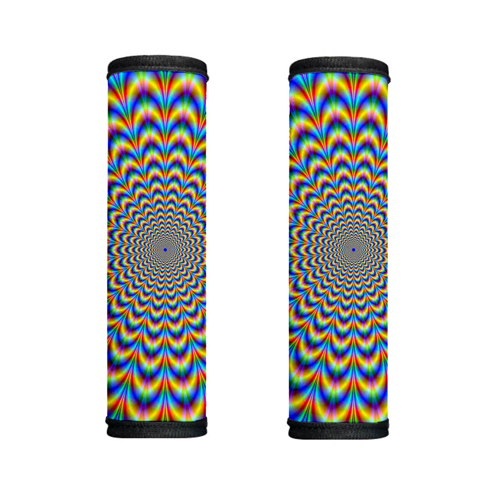 Psychedelic Wave Optical Illusion Handle Covers