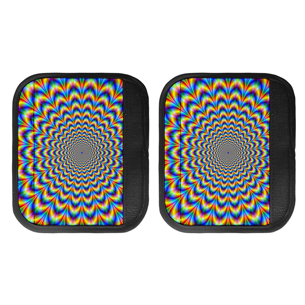 Psychedelic Wave Optical Illusion Handle Covers