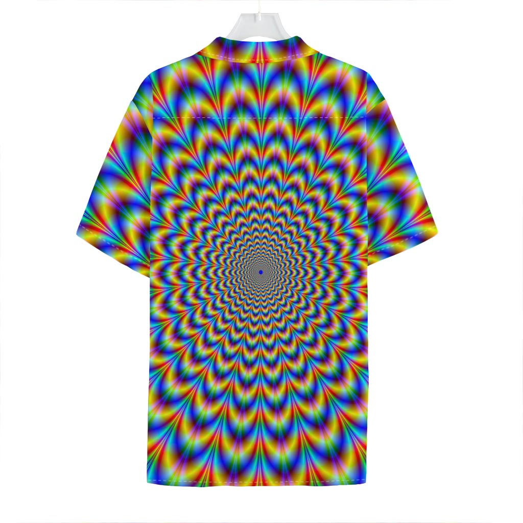 Psychedelic Wave Optical Illusion Hawaiian Shirt