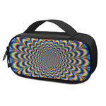 Psychedelic Wave Optical Illusion Insulin Cooler Travel Case