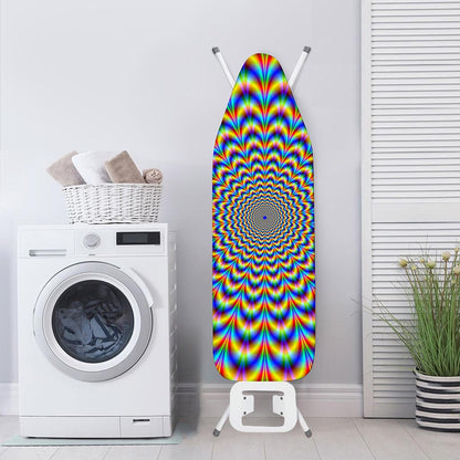 Psychedelic Wave Optical Illusion Ironing Board Cover