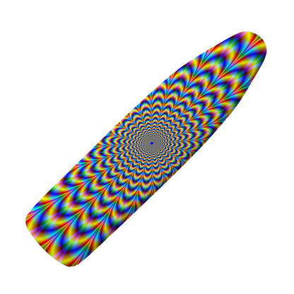 Psychedelic Wave Optical Illusion Ironing Board Cover