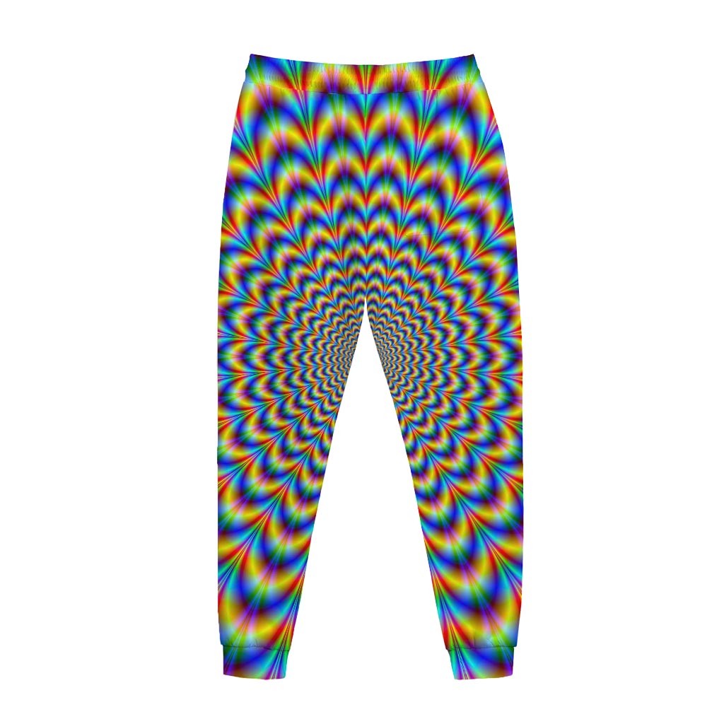 Psychedelic Wave Optical Illusion Jogger Pants