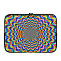 Psychedelic Wave Optical Illusion Laptop Sleeve