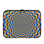Psychedelic Wave Optical Illusion Laptop Sleeve