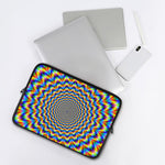 Psychedelic Wave Optical Illusion Laptop Sleeve