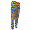 Psychedelic Wave Optical Illusion Men's Compression Pants