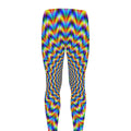 Psychedelic Wave Optical Illusion Men's Leggings