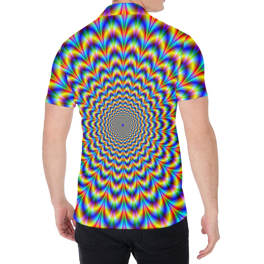 Psychedelic Wave Optical Illusion Men's Shirt