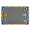 Psychedelic Wave Optical Illusion Placemat