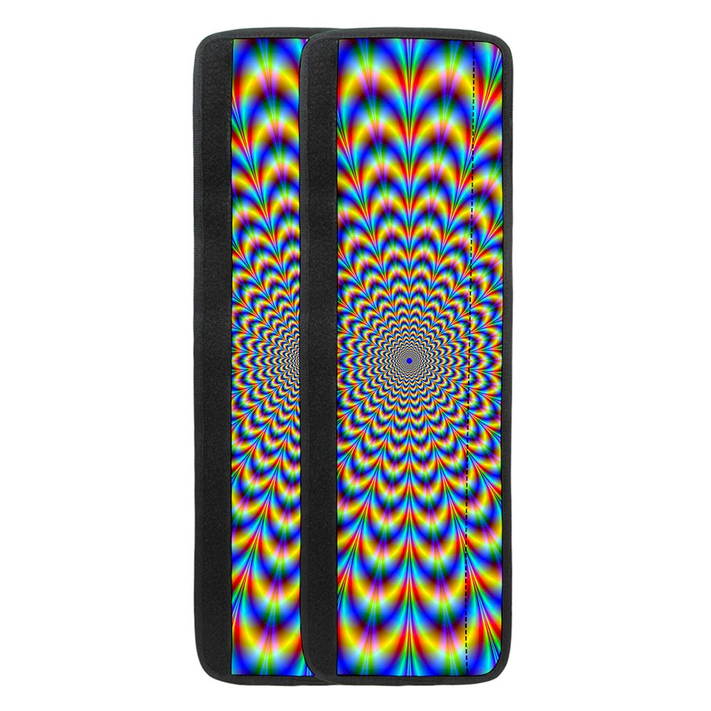 Psychedelic Wave Optical Illusion Refrigerator Handle Covers