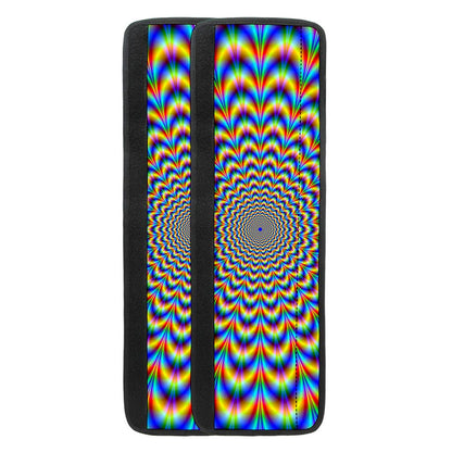 Psychedelic Wave Optical Illusion Refrigerator Handle Covers