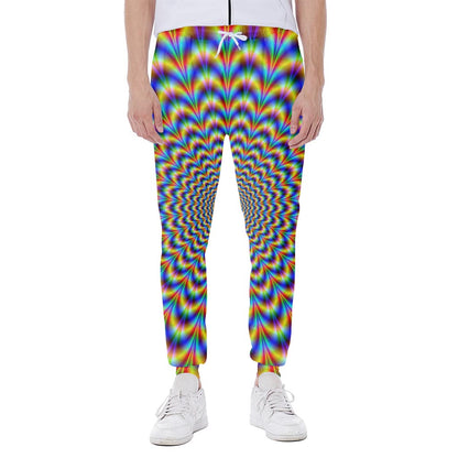 Psychedelic Wave Optical Illusion Scuba Joggers