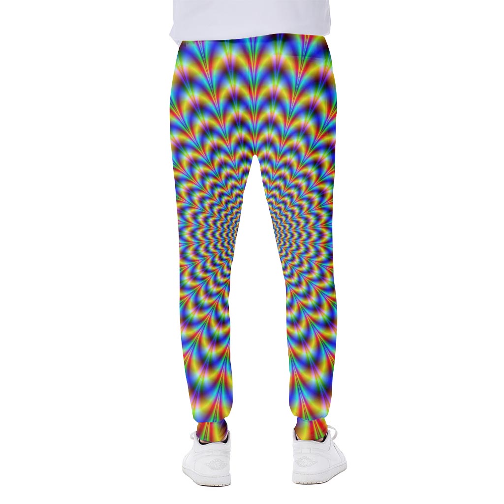 Psychedelic Wave Optical Illusion Scuba Joggers