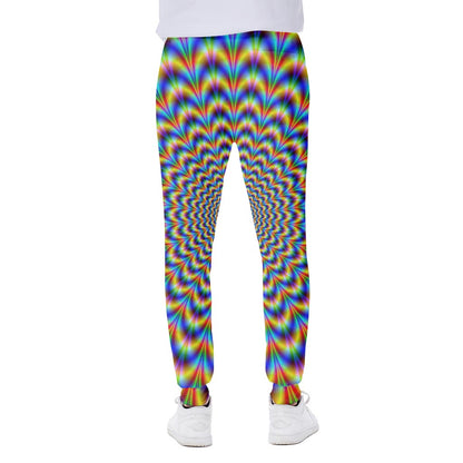 Psychedelic Wave Optical Illusion Scuba Joggers