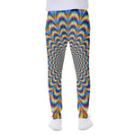 Psychedelic Wave Optical Illusion Scuba Joggers
