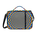 Psychedelic Wave Optical Illusion Shoulder Strap Bible Bag