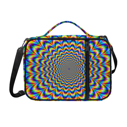 Psychedelic Wave Optical Illusion Shoulder Strap Bible Bag