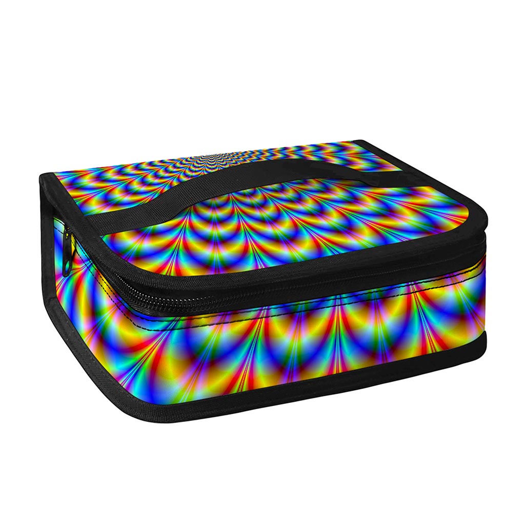 Psychedelic Wave Optical Illusion Small Lunch Bag