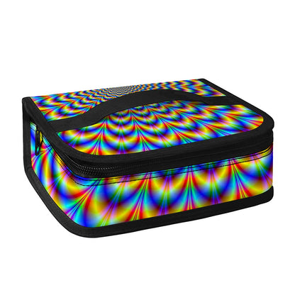 Psychedelic Wave Optical Illusion Small Lunch Bag
