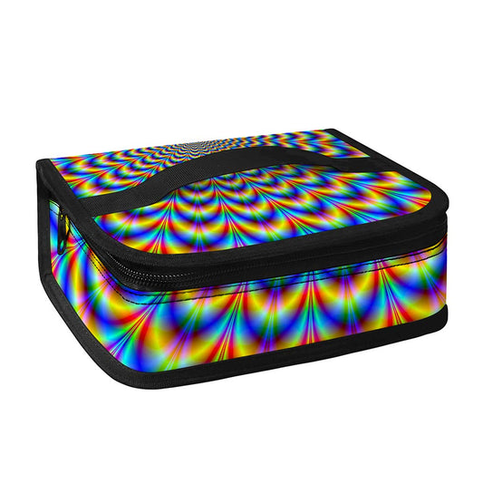 Psychedelic Wave Optical Illusion Small Lunch Bag