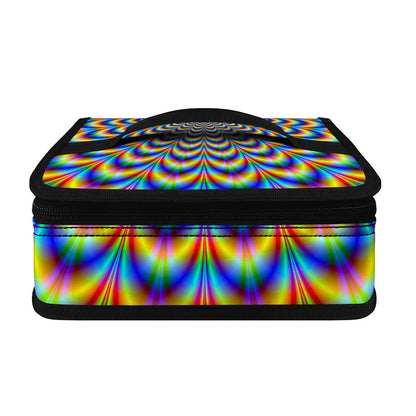 Psychedelic Wave Optical Illusion Small Lunch Bag
