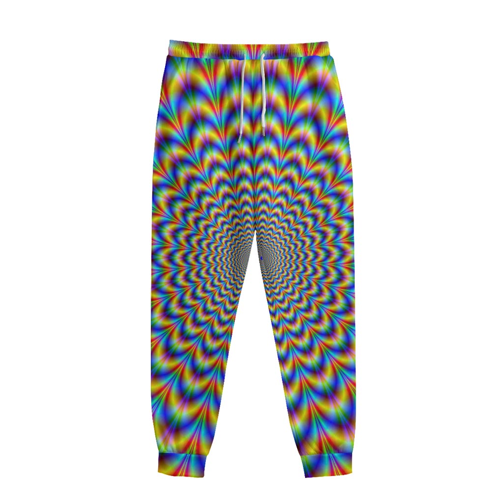 Psychedelic Wave Optical Illusion Sweatpants